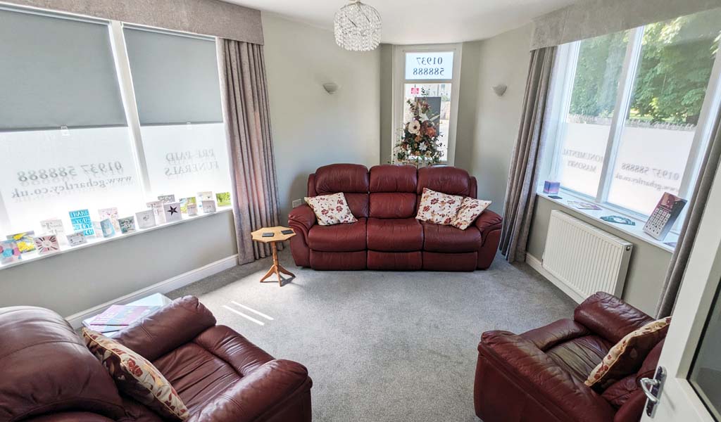 The inside of G E Hartley & Son's Wetherby branch.