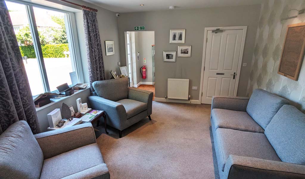 The inside of G E Hartley & Son's Wetherby branch.